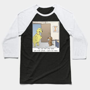 Young Dog Acting Rabid Baseball T-Shirt